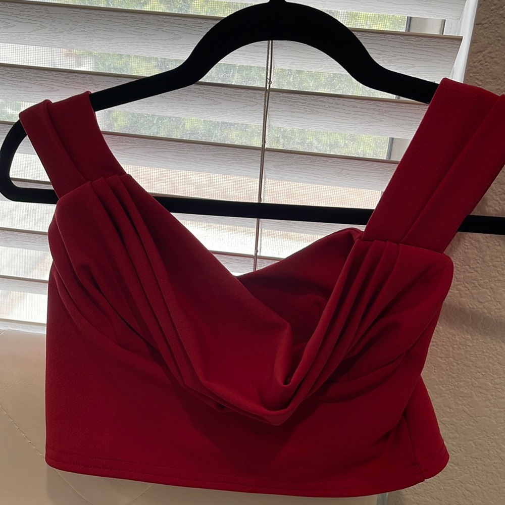 Beautiful red tank top blouse